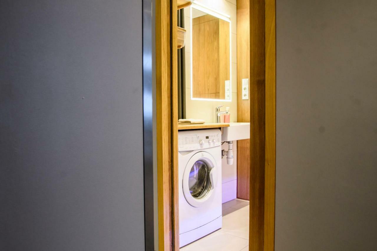 Chmielna Wood Lux Appartement Warschau Buitenkant foto